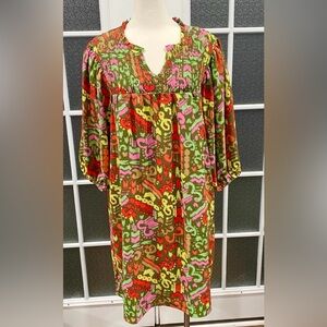 Michelle McDowell Pebble Path Olive Amelia Dress Spring Summer Travel XXL